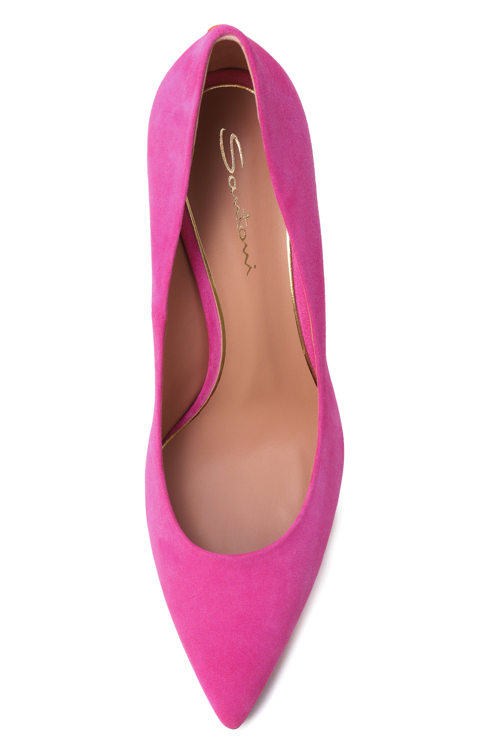 Замшевые туфли SANTONI, арт. WDIG70945HI2NMGD, фото 6