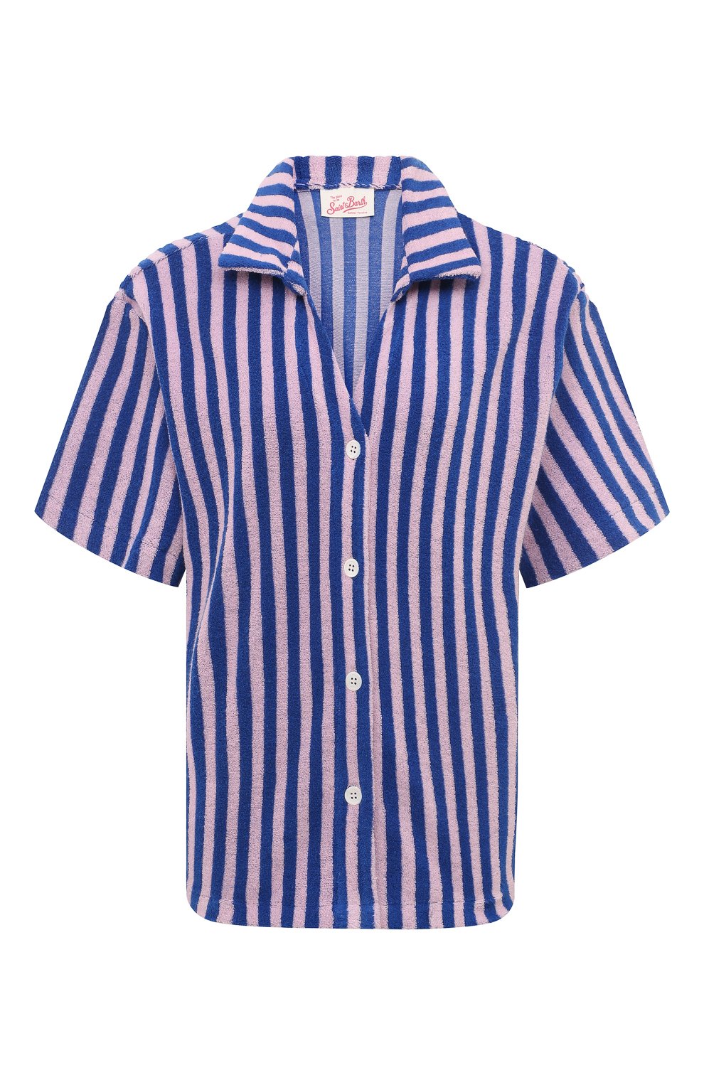 Рубашка MC2 SAINT BARTH сиреневого цвета по цене 16750 руб., арт. SHEILA, фото 1 Рубашка MC2 SAINT BARTH, арт. SHEILA, фото 1