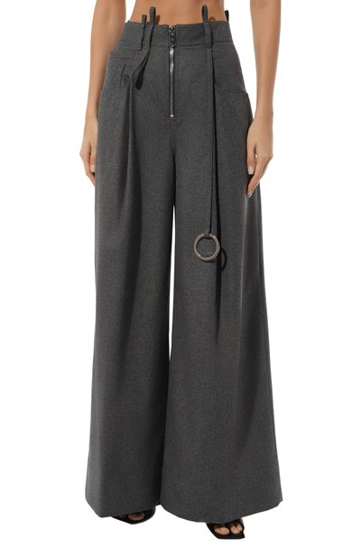 Шерстяные брюки THE ATTICO, арт. 248WCP148/W055, фото 3