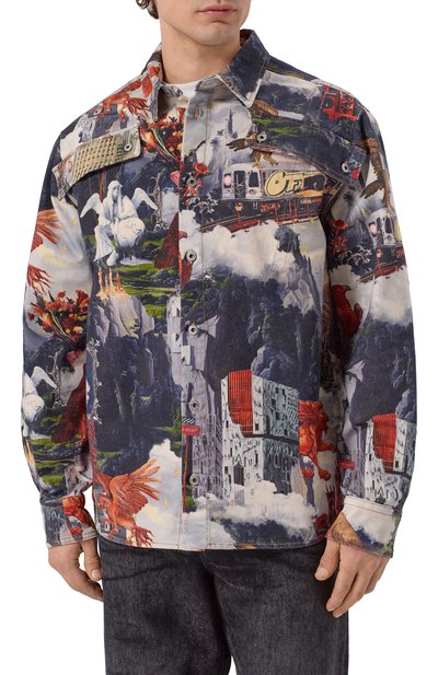 Джинсовая рубашка OFF-WHITE, арт. 0MYD05PF25DEN002, фото 3