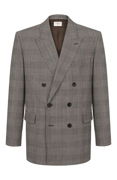 Мужской шерстяной пиджак SAINT LAURENT, арт. 816394/Y2L41