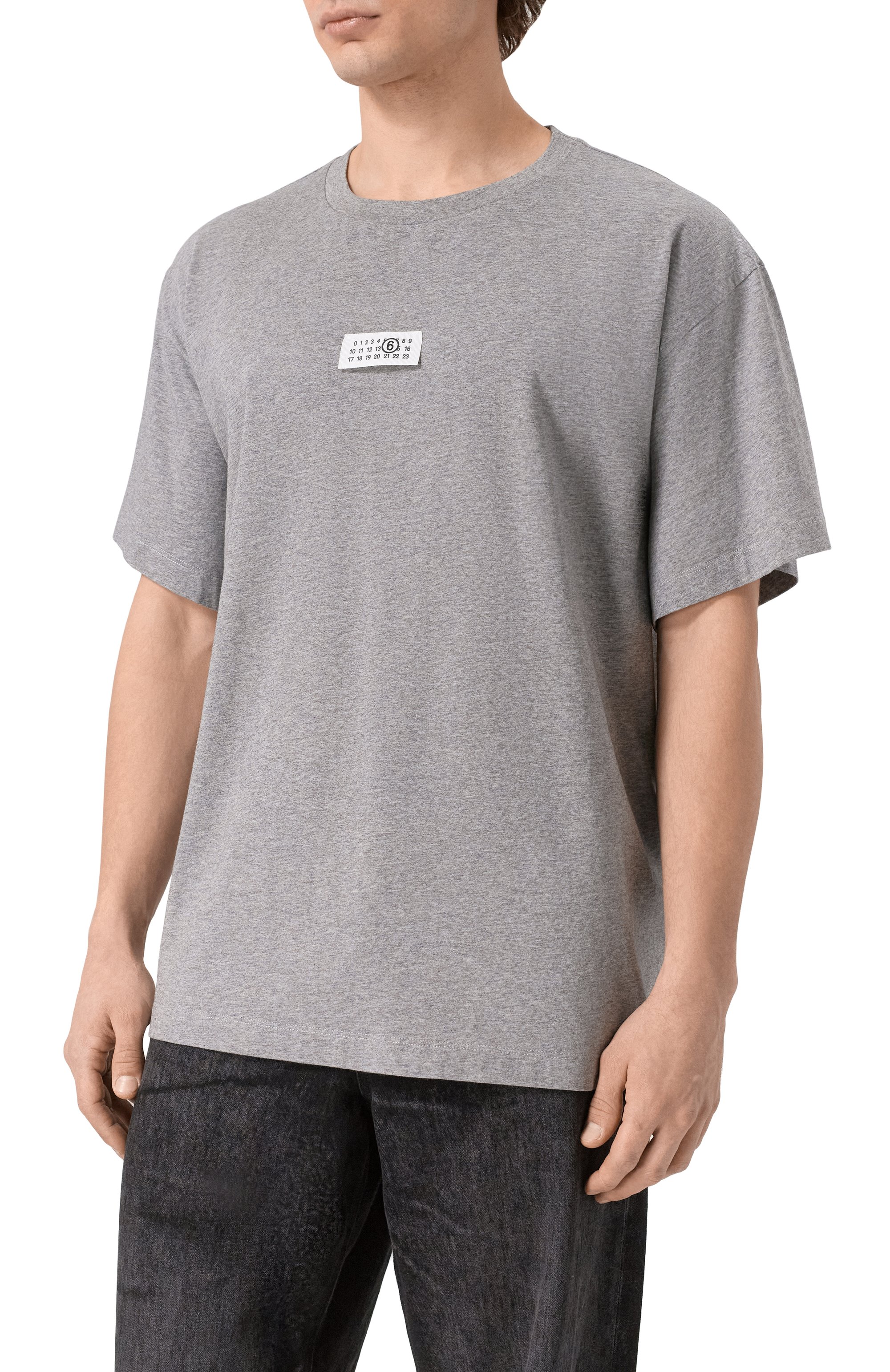 Хлопковая футболка MM6, арт. SH0GC0071/M20170_001, фото 3