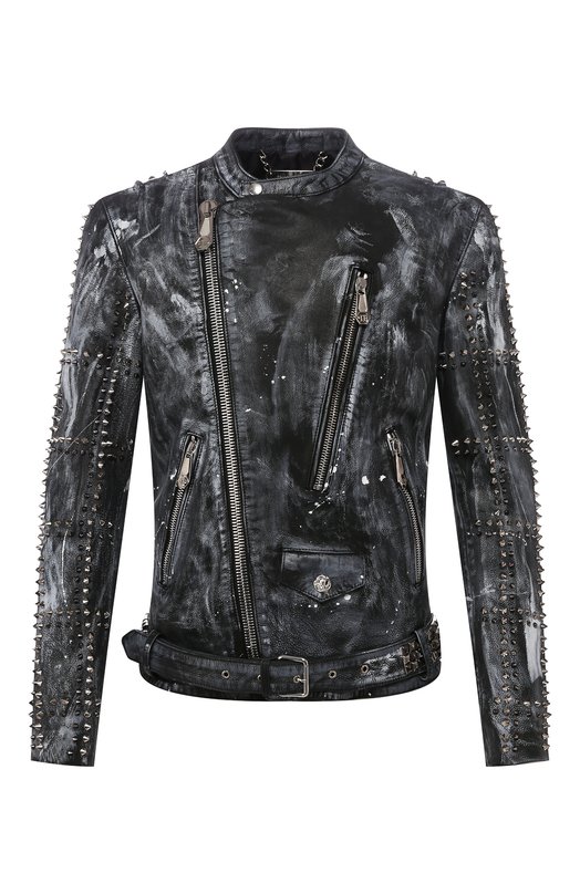 

Кожаная куртка Philipp Plein, Чёрный