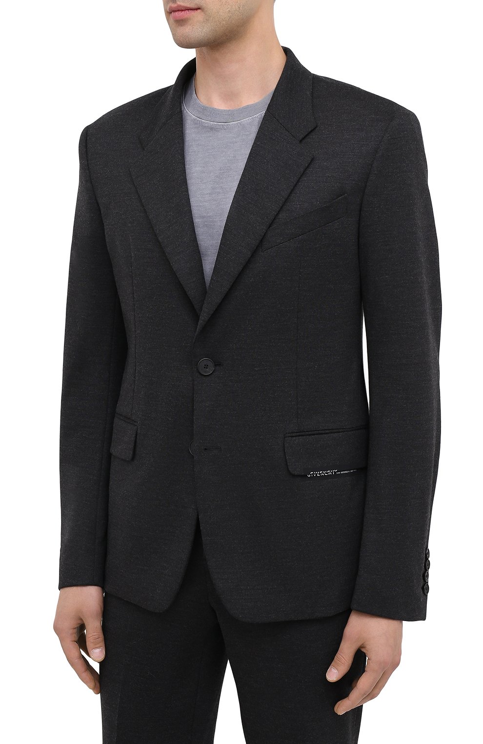 Шерстяной пиджак GIVENCHY, арт. BM308D30HT, фото 4