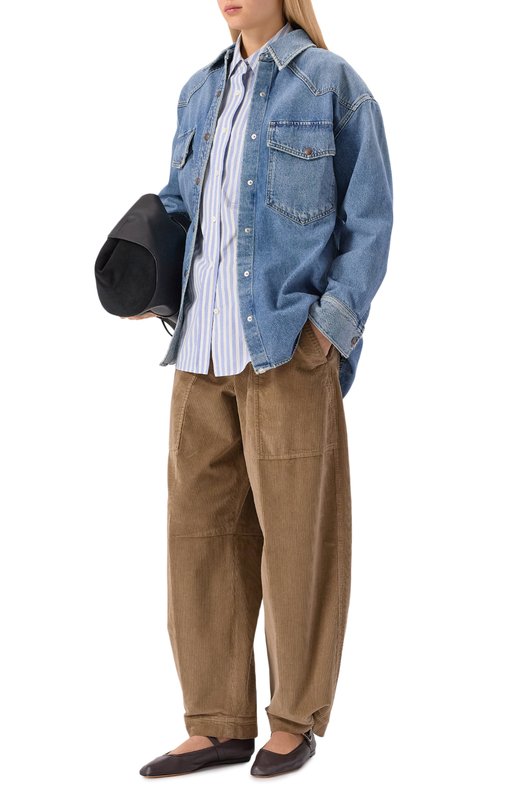 Вельветовые брюки Closed C21734-38I-30 Бежевый  C21734-38I-30 Фото 2