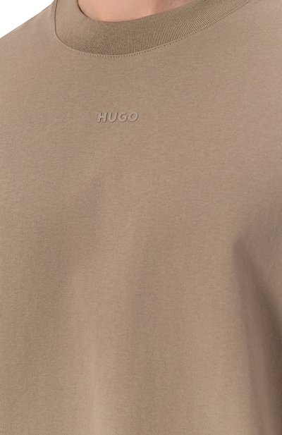 Хлопковая футболка HUGO, арт. 50488330, фото 5