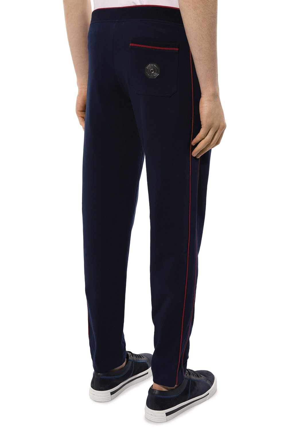 Хлопковые брюки STEFANO RICCI темно-синего цвета по цене 99500 руб., арт. K111020P3D/T23256, фото 4 Хлопковые брюки STEFANO RICCI, арт. K111020P3D/T23256, фото 4