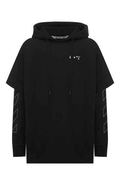 Хлопковое худи OFF-WHITE, арт. 0MBB051F20FLE0011001, фото 1