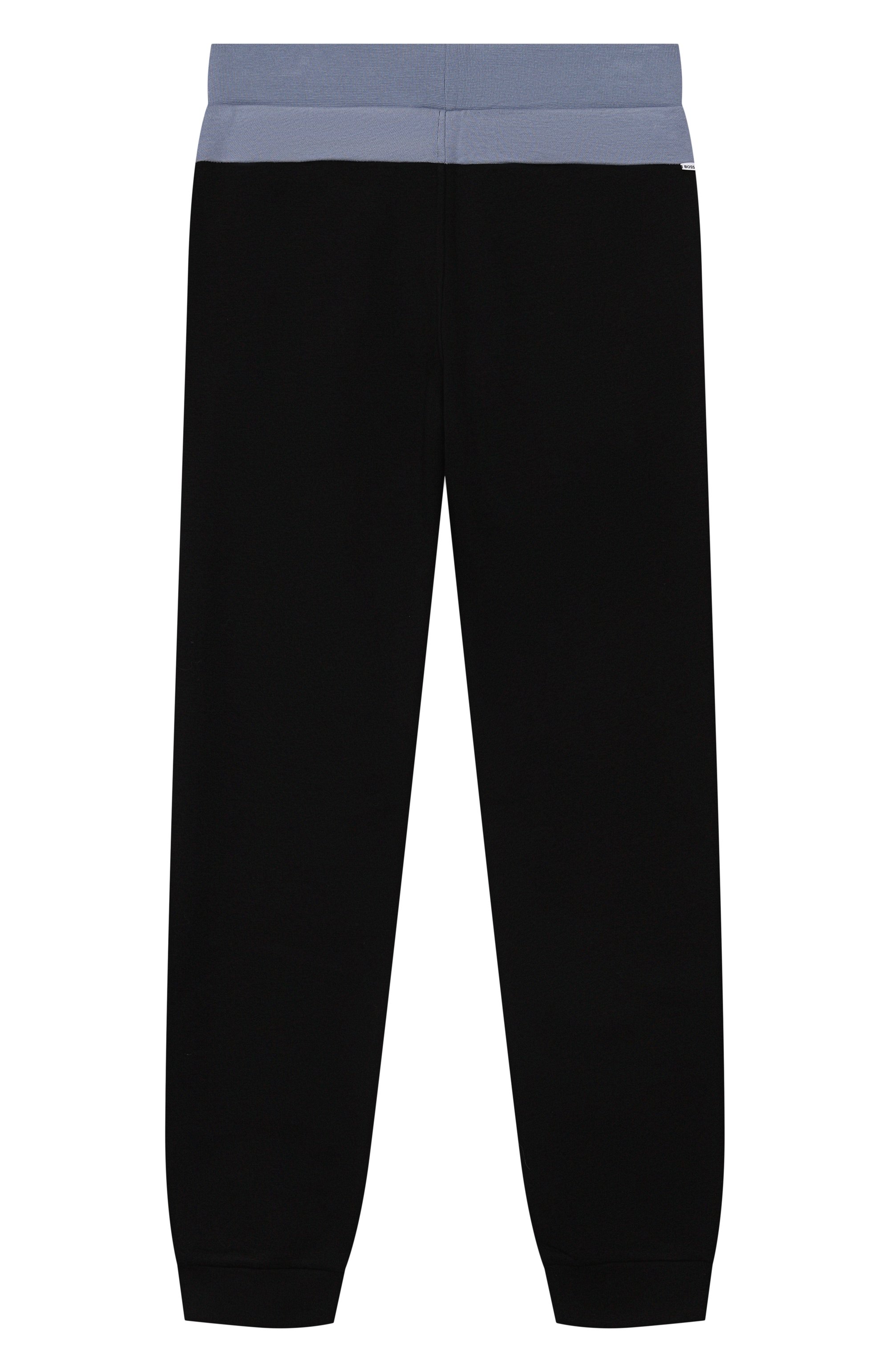 Хлопковые джоггеры BOSS черного цвета по цене 10900 руб., арт. J51152/14A-16A, фото 2 Хлопковые джоггеры BOSS, арт. J51152/14A-16A, фото 2