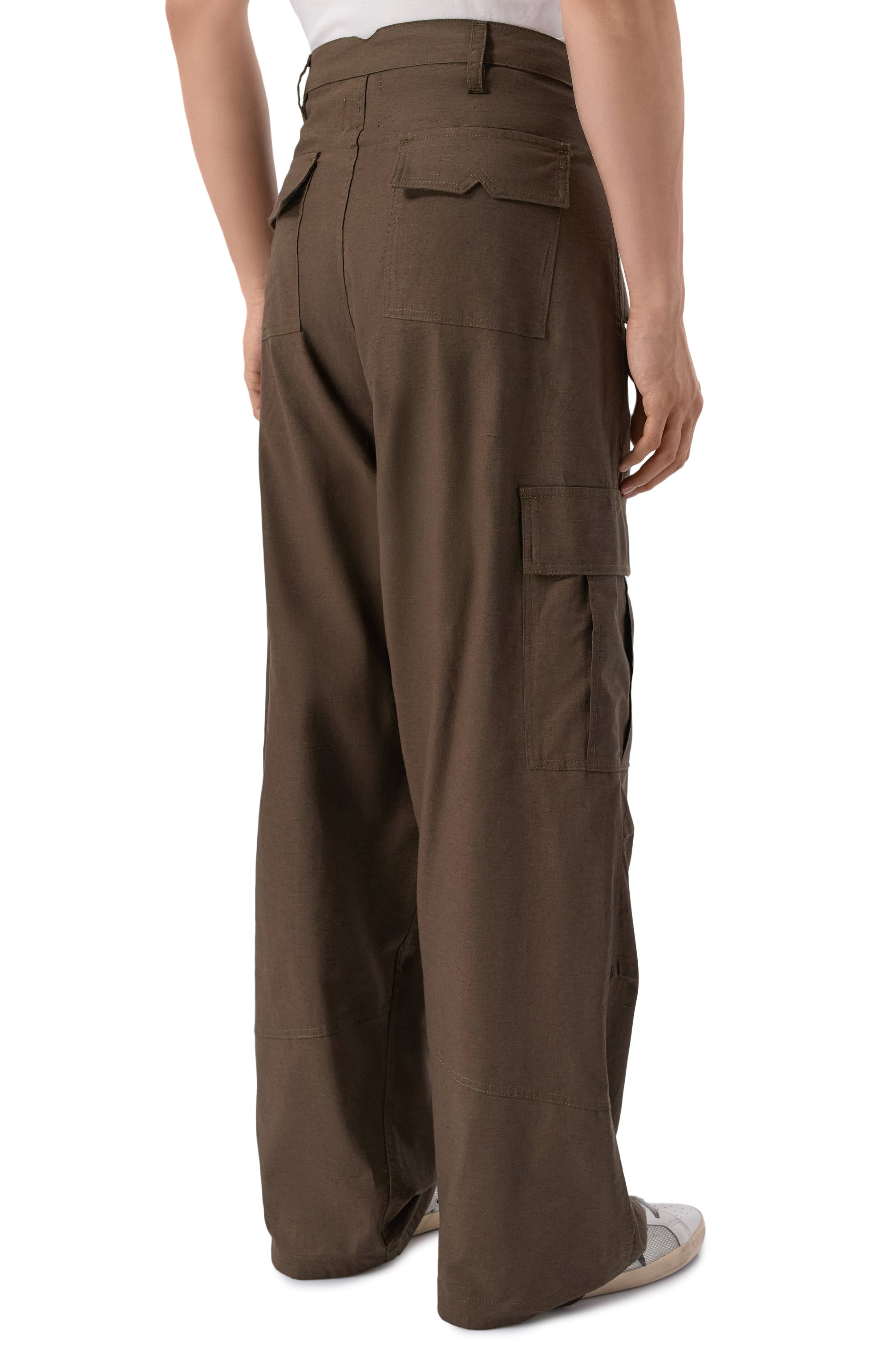 Брюки-карго изо льна и хлопка RHUDE, арт. RHPS26PA01112, фото 4