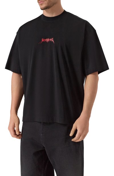 Хлопковая футболка VETEMENTS, арт. UH76TR600B/1000 LIGHT JERSEY, фото 3