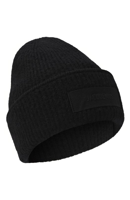 Шерстяная шапка Jacquemus 24HACU00666AK0/0227 Чёрный 24HACU00666AK0/0227