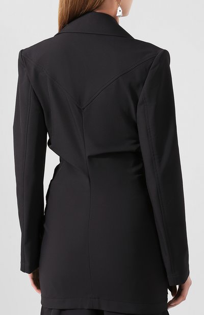 Жакет BOTTEGA VENETA черного цвета по цене 165500 руб., арт. 618650/VA5S0, фото 4 Жакет BOTTEGA VENETA, арт. 618650/VA5S0, фото 4