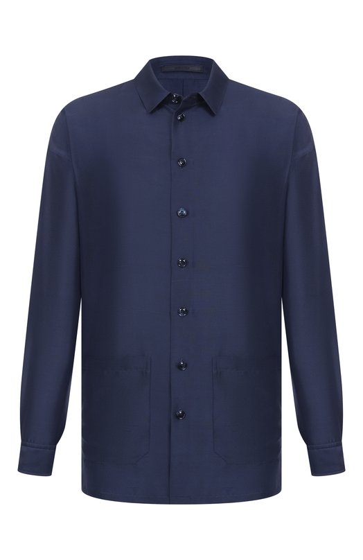 Шелковая рубашка Giorgio Armani GM001426/TE14321 Синий GM001426/TE14321