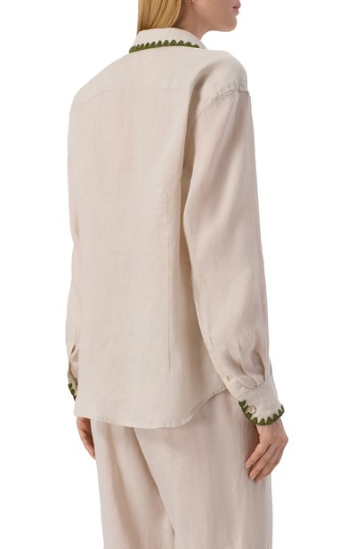 Льняная рубашка MC2 SAINT BARTH, арт. STBW MEREDITH/06874H, фото 4