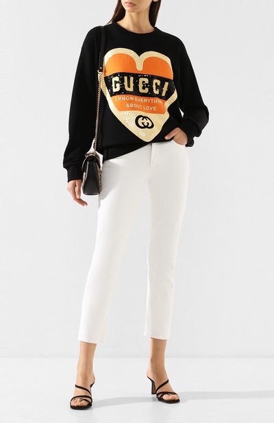 Хлопковый свитшот GUCCI, арт. 469250/XJB78, фото 2