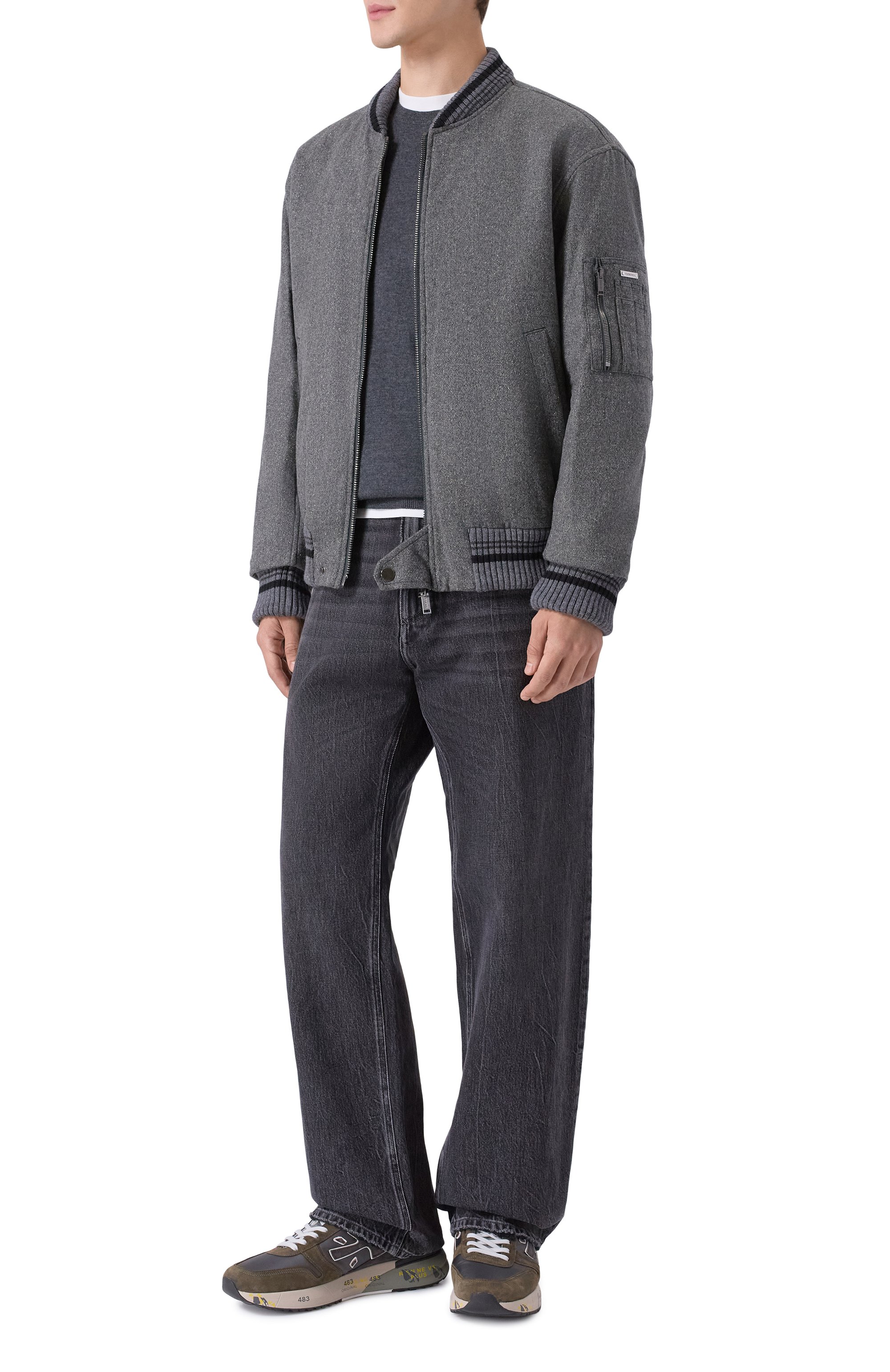 Бомбер из шерсти и шелка ICEBERG, арт. 0090/3080, фото 2