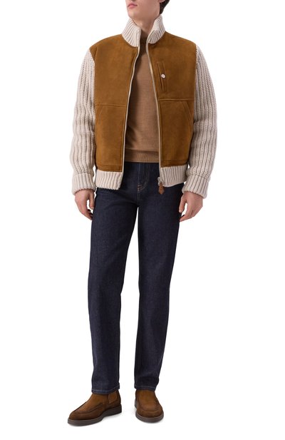 Замшевые челси detroit SANTONI, арт. MGDG19143DKTGGEX, фото 2