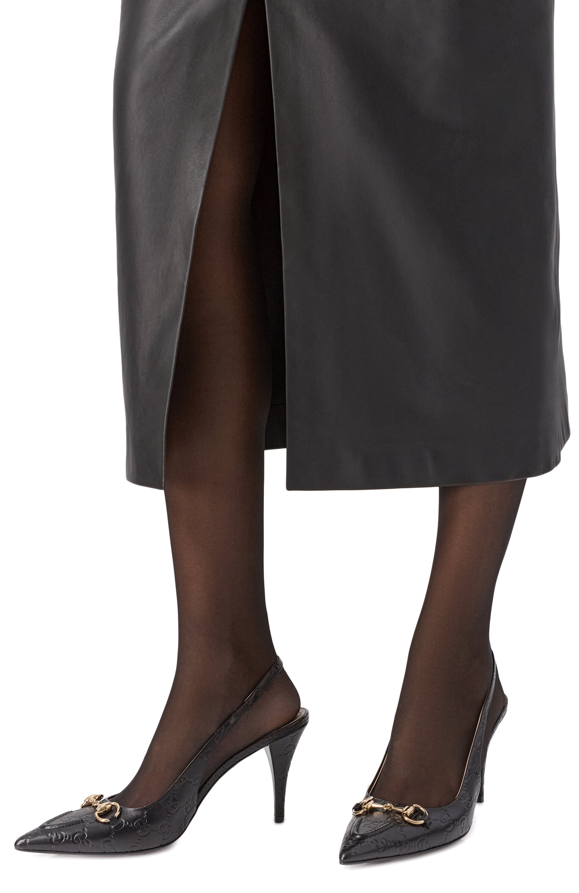 Кожаные туфли horsebit GUCCI, арт. 792065/AAEGJ, фото 3