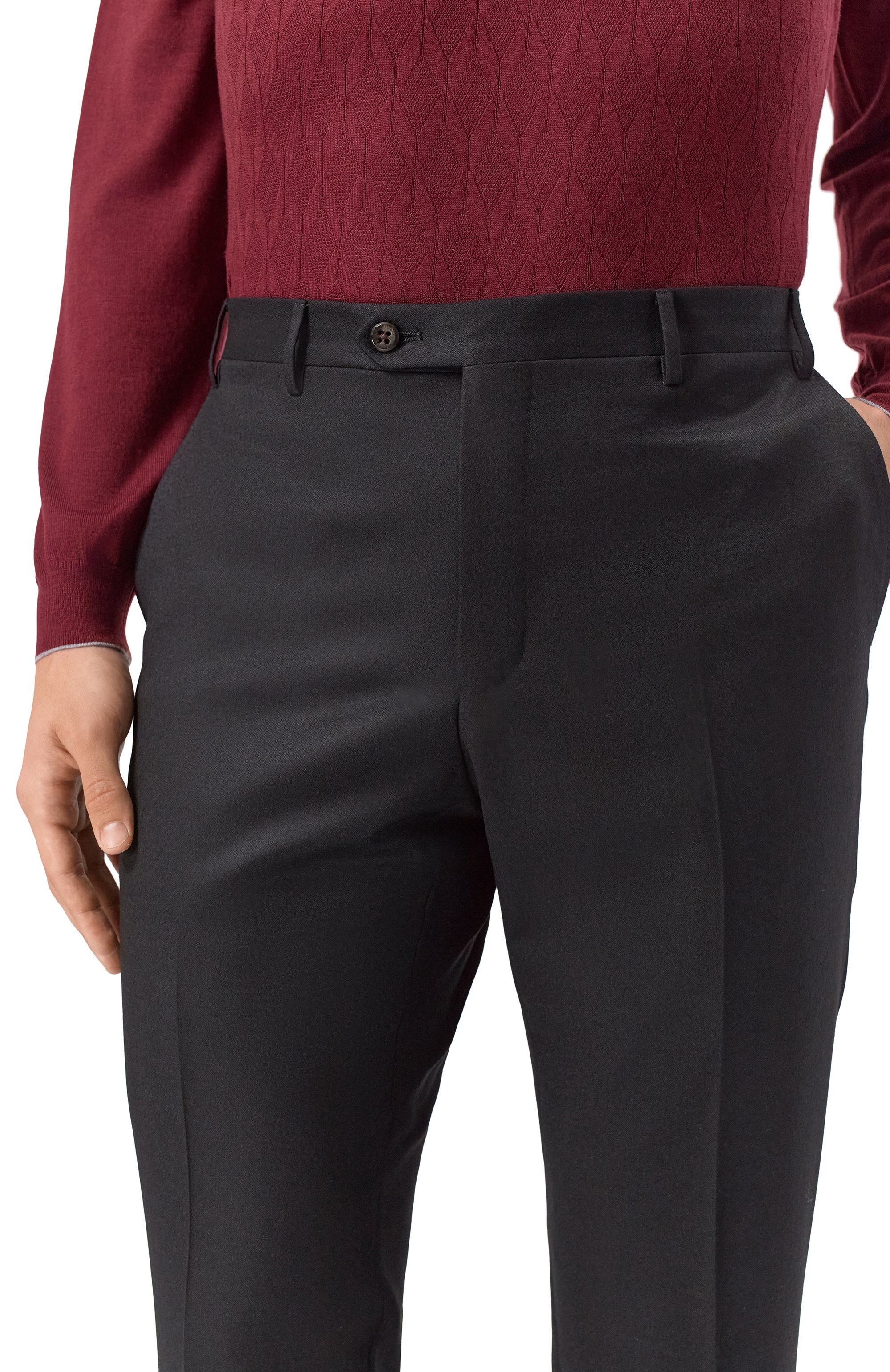 Шерстяные брюки CORNELIANI, арт. 265B01-2618111, фото 5