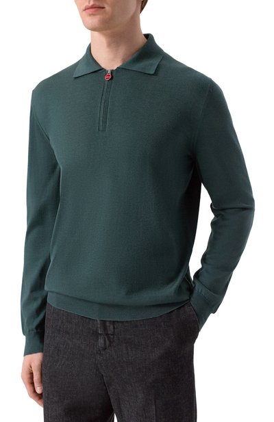 Поло из кашемира и шелка KITON, арт. UMKX05ZK325, фото 3