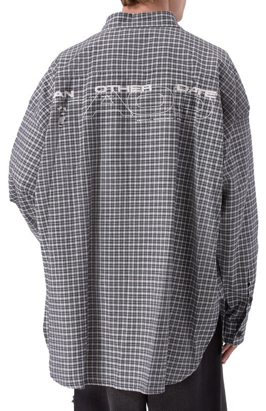 Хлопковая рубашка An Other Date F50DMASI065 Серый  F50DMASI065 Фото 4