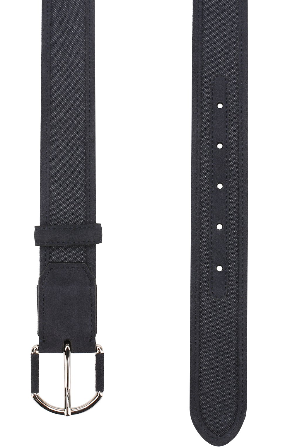 Текстильный ремень с замшевой отделкой LORO PIANA темно-синего цвета по цене 57100 руб., арт. FAG4099, фото 2 Текстильный ремень с замшевой отделкой LORO PIANA, арт. FAG4099, фото 2