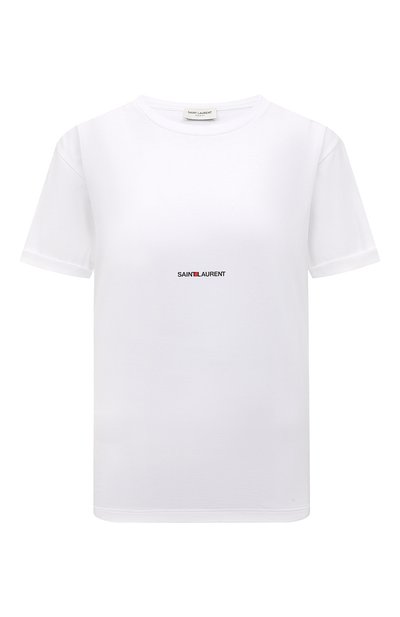 Хлопковая футболка SAINT LAURENT, арт. 460876, фото 1