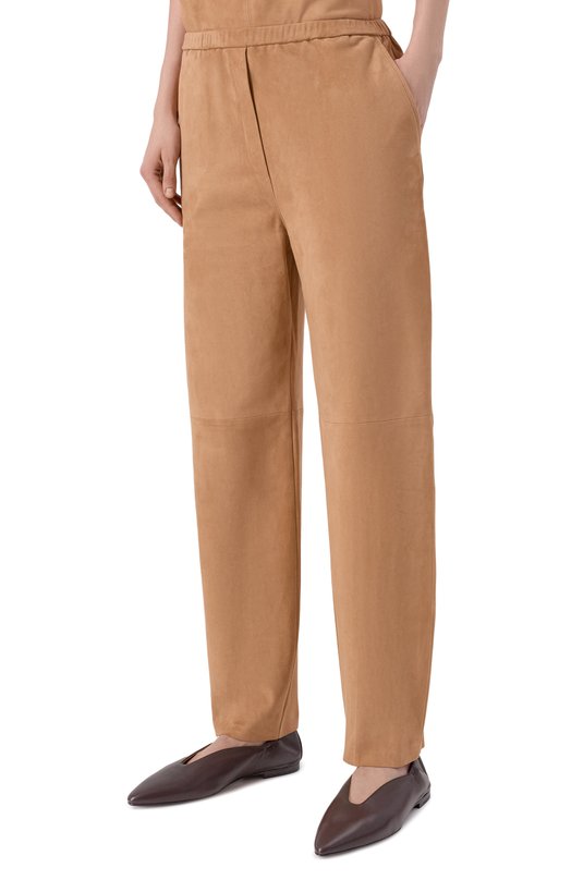 Замшевые брюки Antonelli Firenze Q8661/8967 Бежевый  Q8661/8967 Фото 3