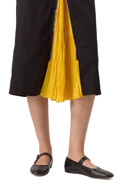 Кожаные балетки mary jane LE MONDE BERYL черного цвета по цене 59950 руб., арт. MRJ-LEA-BLA, фото 3 Кожаные балетки mary jane LE MONDE BERYL, арт. MRJ-LEA-BLA, фото 3