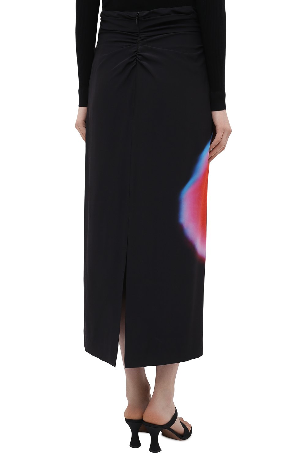 Шелковая юбка DRIES VAN NOTEN, арт. 211-10875-2091, фото 4