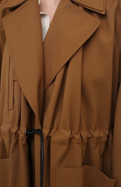 Хлопковый плащ VICTORIA BECKHAM, арт. 1221WCT002518B, фото 5