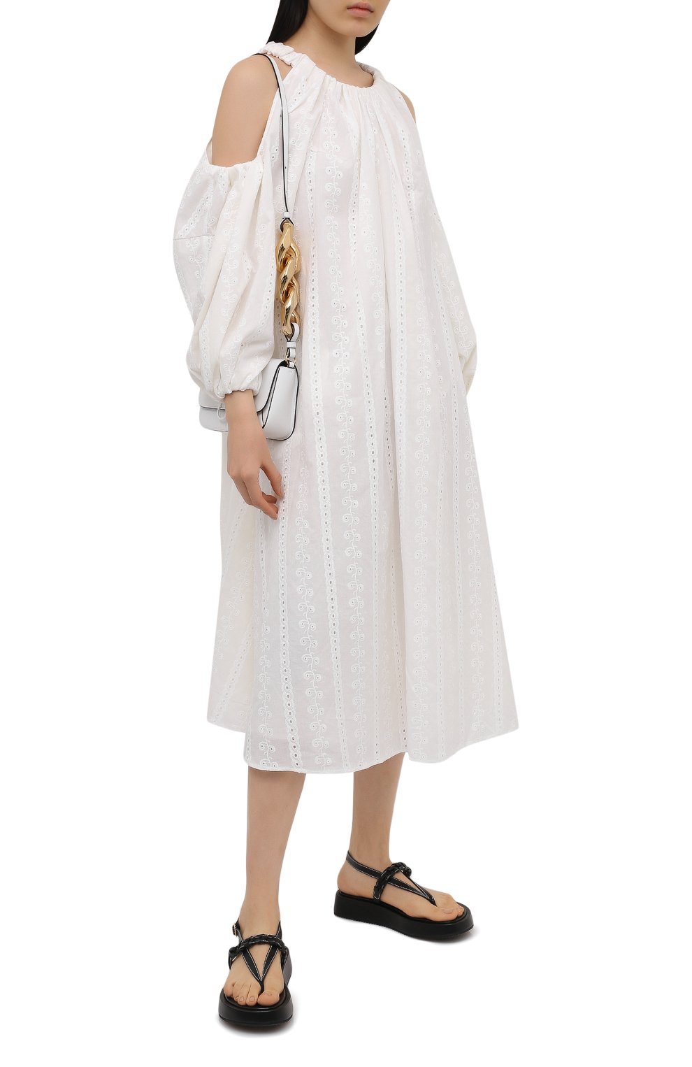 Хлопковое платье REJINA PYO, арт. F313/C0TT0N BR0DERIE ANGLAISE, фото 2