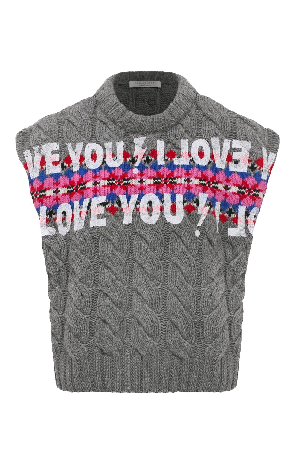 Шерстяной жилет PHILOSOPHY DI LORENZO SERAFINI, арт. A0885/5701, фото 1