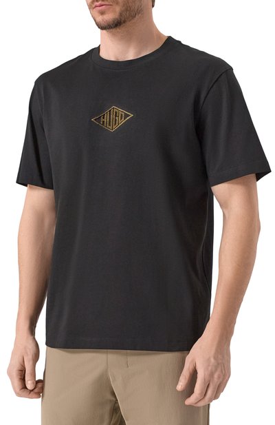 Хлопковая футболка HUGO, арт. 50534951, фото 3