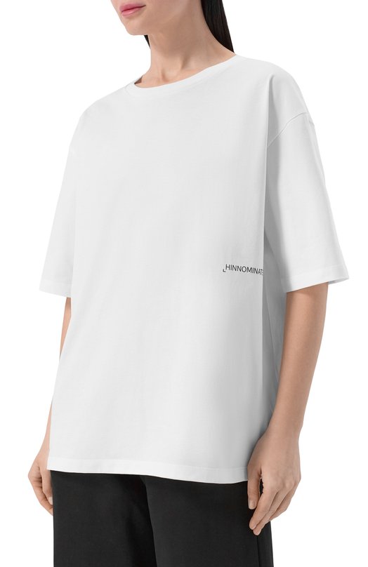 Хлопковая футболка HINNOMINATE HMABW02367 Белый  HMABW02367 Фото 3