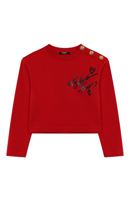 Хлопковый свитшот BALMAIN, арт. BX4C30