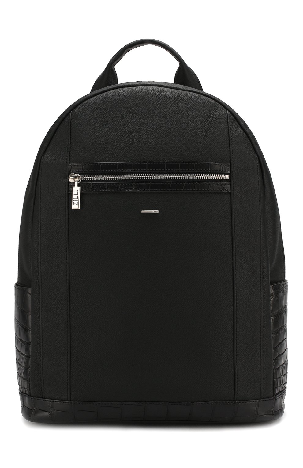 Рюкзак с отделкой из кожи аллигатора ZILLI, арт. MJP-0BR03-A0490/0001/AMIS, фото 1