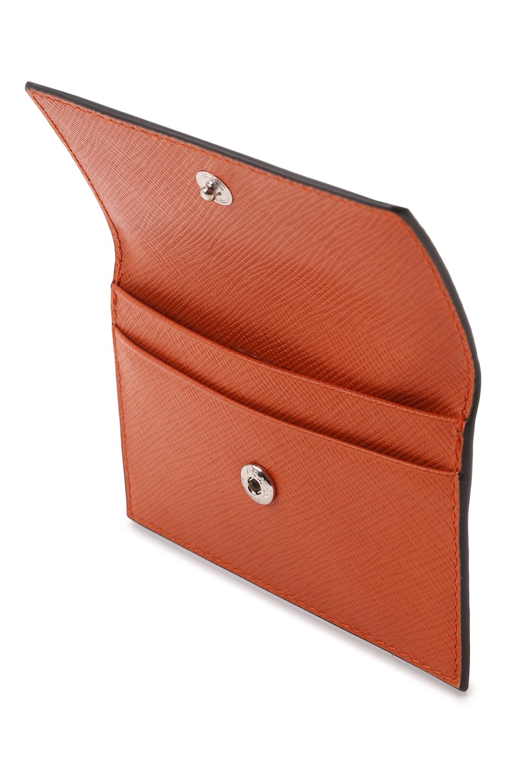 Кожаный футляр для кредитных карт PRADA оранжевого цвета по цене 34000 руб., арт. 2MF028-QHH-F0S73, фото 3 Кожаный футляр для кредитных карт PRADA, арт. 2MF028-QHH-F0S73, фото 3