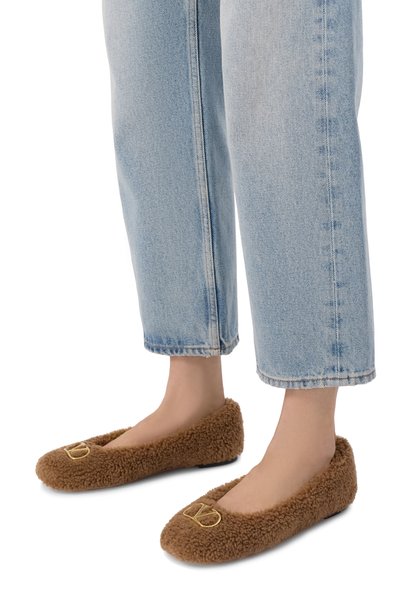 Текстильные балетки vlogo signature VALENTINO, арт. 9W2S0QC4/FWN, фото 2