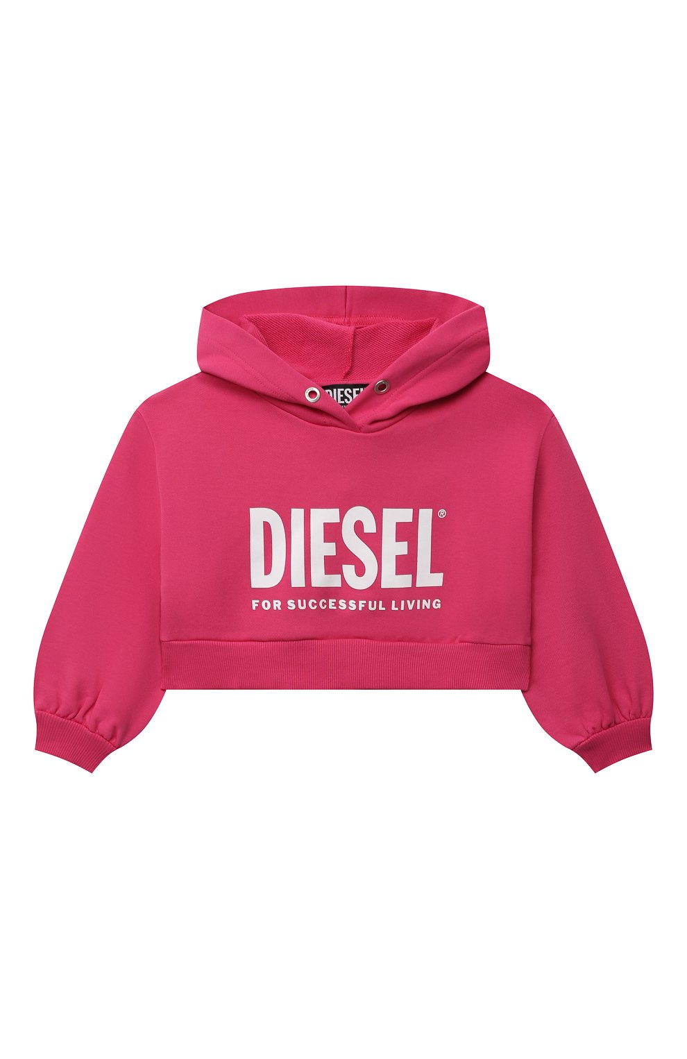 Укороченное худи из хлопка DIESEL, арт. J00621-0IAJH, фото 1