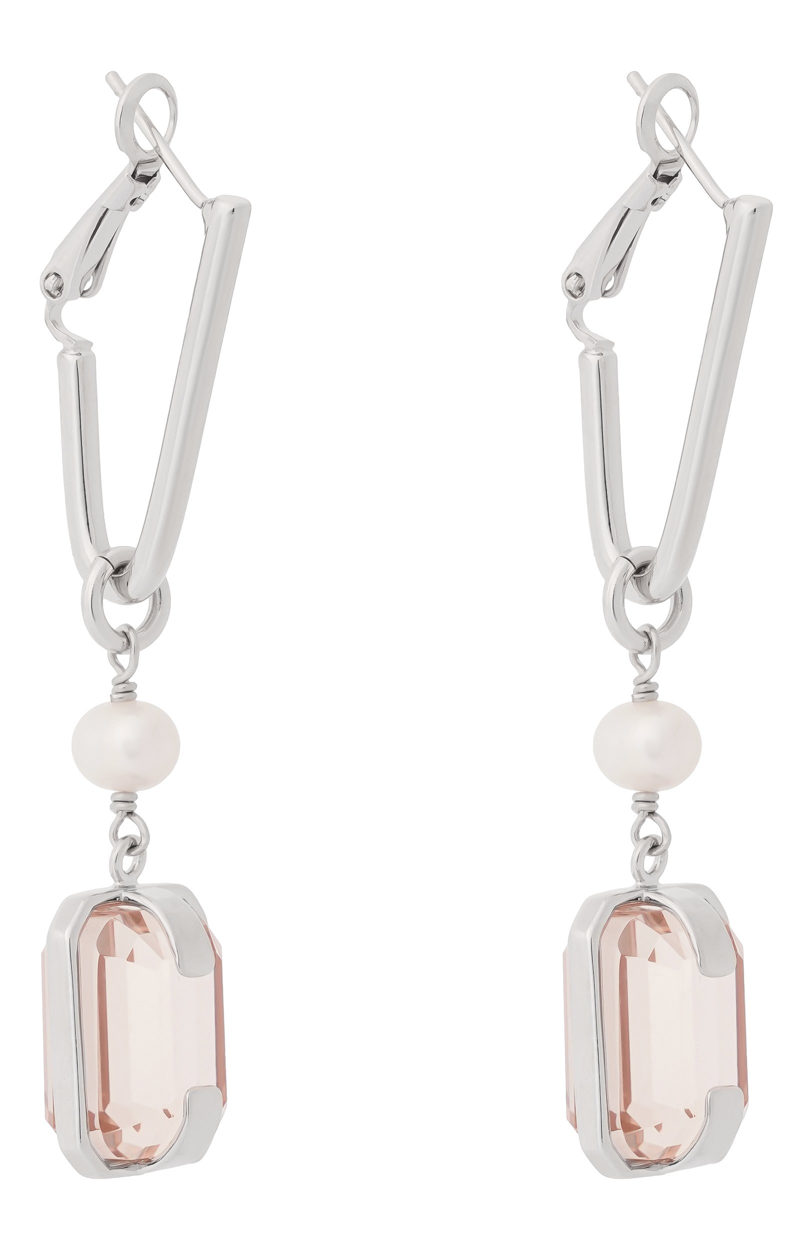 Серьги CRYSTALLINE JEWELLERY серебряного цвета по цене 13090 руб., арт. 301, фото 3 Серьги CRYSTALLINE JEWELLERY, арт. 301, фото 3