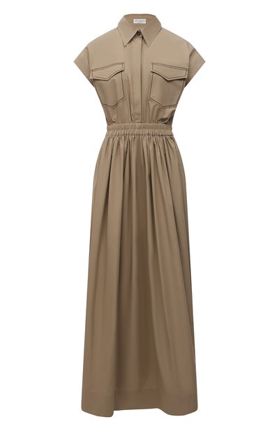 Женское хлопковое платье BRUNELLO CUCINELLI, арт. MH127A4896
