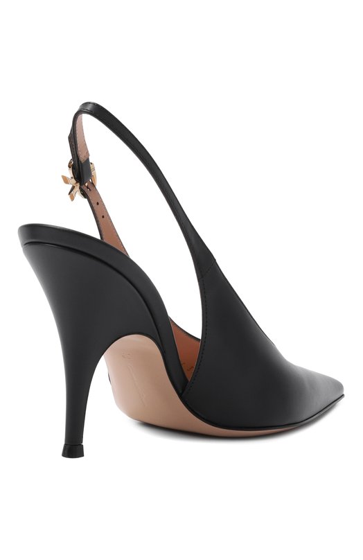 Кожаные туфли Sofia 95 Gianvito Rossi G95605.95RIC.VITNER0 Чёрный  G95605.95RIC.VITNER0 Фото 5