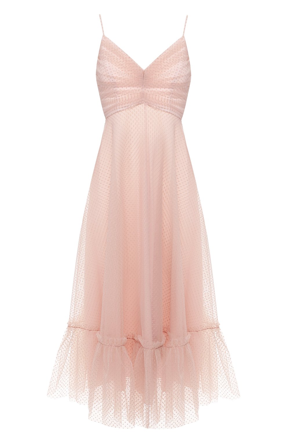 Платье-миди ZIMMERMANN розового цвета по цене 118500 руб., арт. 8242DWAV, фото 1 Платье-миди ZIMMERMANN, арт. 8242DWAV, фото 1