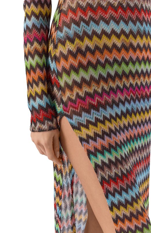 Платье из вискозы Missoni MC26SQ03/BR014J Разноцветный  MC26SQ03/BR014J Фото 4