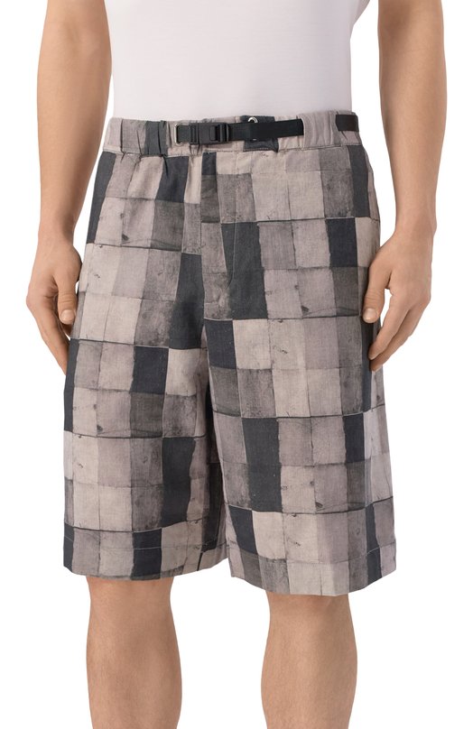 Шорты изо льна и хлопка White Sand 26SU91/296 Серый  26SU91/296 Фото 3