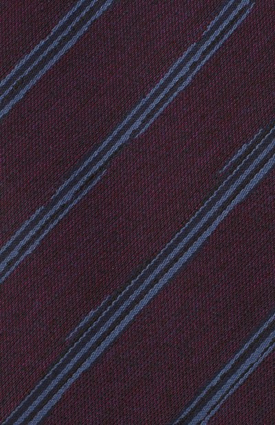 Галстук из шелка и шерсти ZEGNA фиолетового цвета по цене 18950 руб., арт. Z8E33/18H, фото 3 Галстук из шелка и шерсти ZEGNA, арт. Z8E33/18H, фото 3