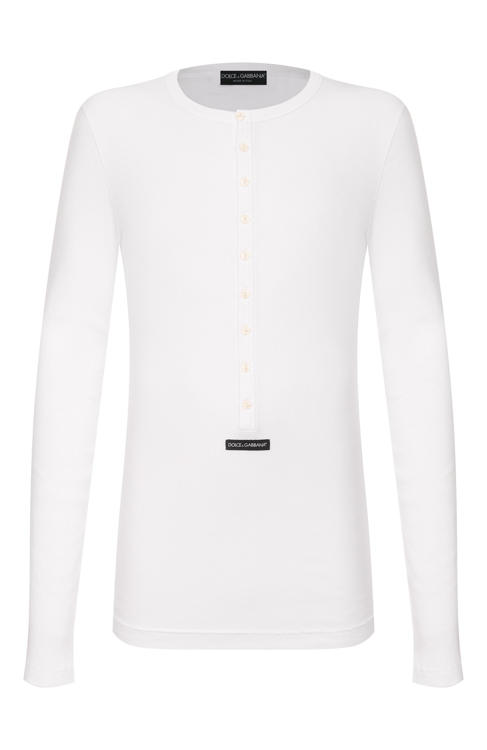 Хлопковый лонгслив-хенли DOLCE & GABBANA, арт. G8PG8T/G7P3I, фото 1
