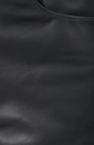 Кожаные брюки TOTEME темно-серого цвета по цене 59500 руб., арт. N0VARA LEATHER 194-226-764, фото 5 Кожаные брюки TOTEME, арт. N0VARA LEATHER 194-226-764, фото 5